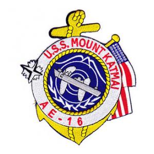 USS Mount Katmai AE-16 Ship Patch