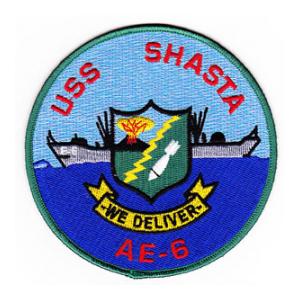 USS Shasta AE-6 Ship Patch