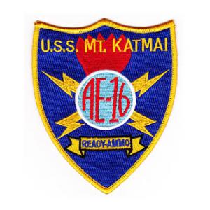 USS Mount Katmai AE-16 Ship Patch