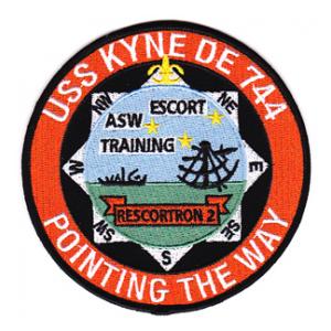 USS Kyne DE-744 Ship Patch