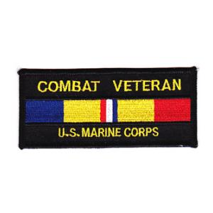 Combat Veteran USMC Patch