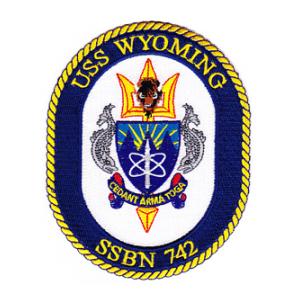 USS Wyoming SSBN-742 Patch