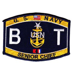 USN RATE BT Boiler Technician Senior Chief Patch