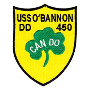 USS O'Bannon DD-450 Ship Patch