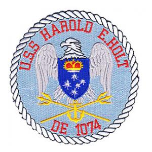 USS Harold E. Holt DE-1074 Ship Patch