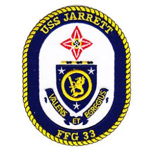 USS Jarrett FFG-33 Ship Patch