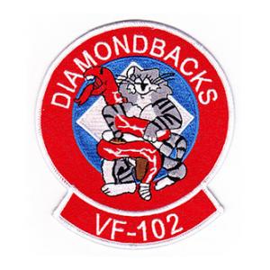 Navy Fighter Squadron VF-102 Diamondbacks F-14 Tomcat Patch