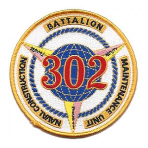 CBMU-302 Navy Seabees Naval Construction Battalion Maintenance Unit Patch
