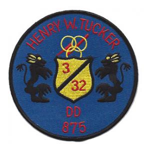 USS Henry W. Tucker DD-875 Ship Patch