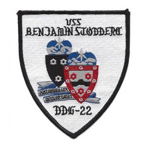 USS Benjamin Stoddert DDG-22 Ship Patch
