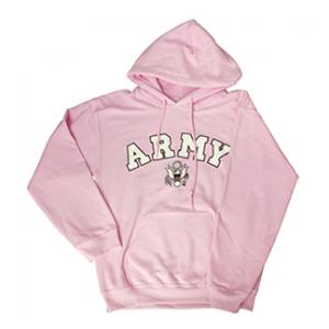 Women's Army Pullover Hoodie (Pink)