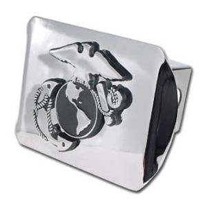 Marine Insignia Chrome Hitch Cover