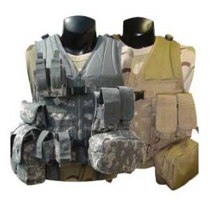 Modular Style Tactical Vest w/ 8 Pouches