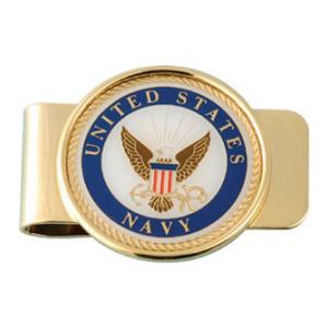 Navy Money Clip