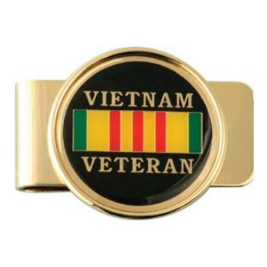 Vietnam Veteran Ribbon Money Clip