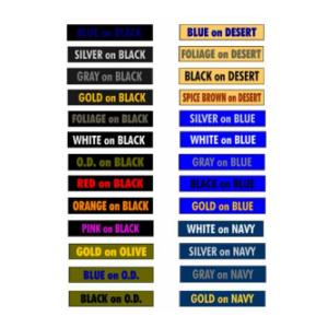 Color Name Tapes