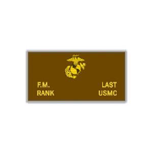 U.S. Marine Brown Leather Flight Badge