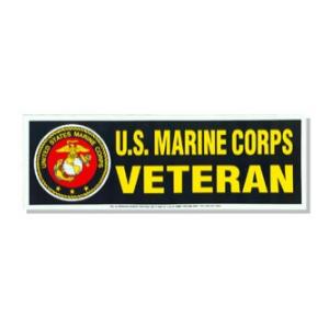 Marine Corps Veteran Bumper Sticker