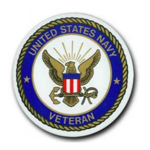 United States Navy Veteran Bumper Sticker
