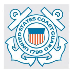U.S. Coast Guard 1790 Outside Window Decal