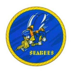 Navy Seabees Logo Outside Window Decal