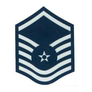 US Air Force E-7 Master Sergeant Outside Window Decal