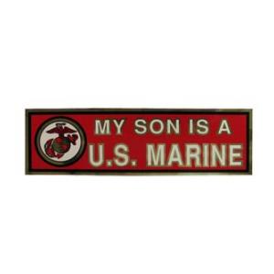 My Son Is A U.S. Marine Bumper Sticker