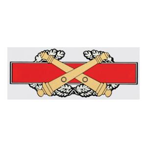 Combat Field Artillery Outside Window Decal