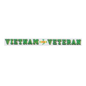 Vietnam Veteran Outside Window Decal