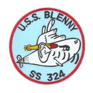 USS Blenny SS-324 Patch