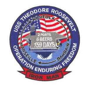 Operation Enduring Freedom USS Theodore Roosevelt Patch