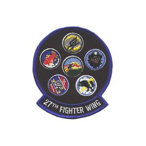 Air Force 27th Fighter Wing Patch