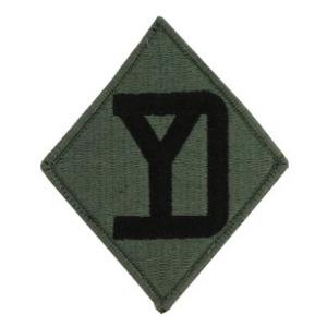 26th Infantry Division Patch Foliage Green (With Hook Fastener)