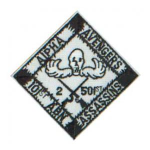 2nd 501st Airborne Infantry Alpha Assassins Patch