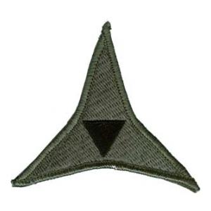 3rd Army Corps Patch Foliage Green (Velcro Backed)