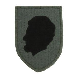 Illinois National Guard Headquarters Patch Foliage Green (Velcro Backed)