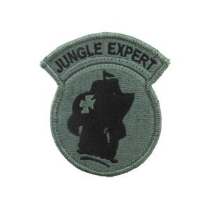 Jungle Expert School Patch Foliage Green (Velcro Backed)