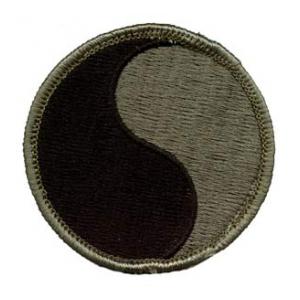 29th Infantry Division Patch  Foliage Green (With Hook Fastener)