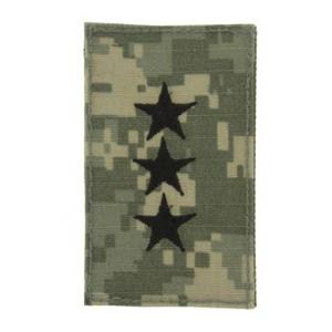 Army Lieutenant General Rank with Velcro Backing (Digital All Terrain)