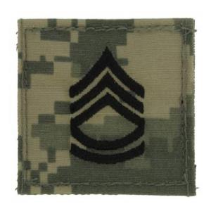 Army Sergeant First Class with Velcro Backing (Digital All Terrain)