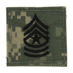 Army Sergeant Major with Velcro Backing (Digital All Terrain)