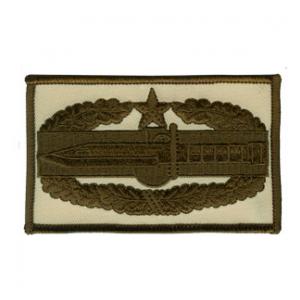 Combat Action Badge 2nd Award Patch Desert