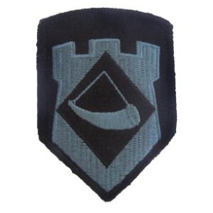 111th Engineer Brigade Patch Foliage Green (Velcro Backed)