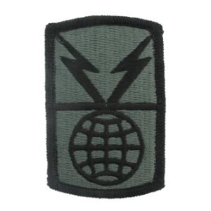 1108st Signal Brigade Patch Foliage Green (Velcro Backed)