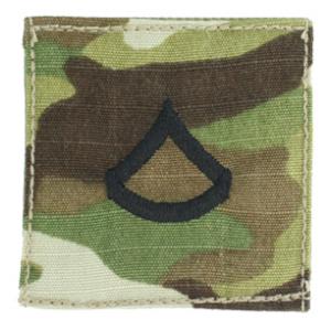 Army Private First Class with Velcro Backing (Multicam w/Black)