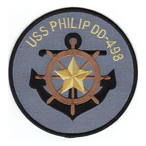 USS Philip DD-498 Ship Patch