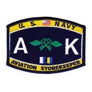 USN RATE AK Aviation Storekeeper Patch