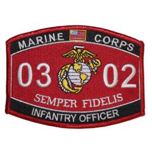 USMC MOS 0302 Infantry Officer Patch