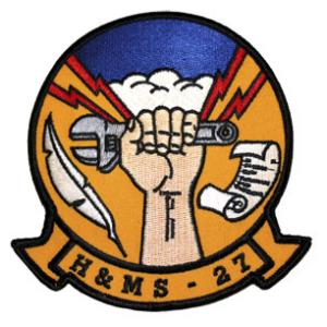 Marine Headquarters and Maintenance Squadron H&MS -27 Patch