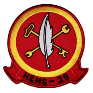 Marine Headquarters and Maintenance Squadron H&MS -29 Patch
